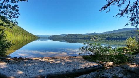 Priest Lake Has A Secluded Beach On Navigation Trail In Idaho The