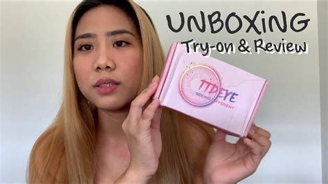 Unboxing Ttdeye Contact Lens Try On And Review Clarisse Jugo Ttdeye