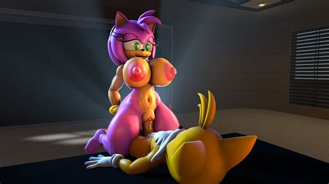 Rule 34 2017 3d Amy Rose Anthro Areola Big Breasts Breasts Canine