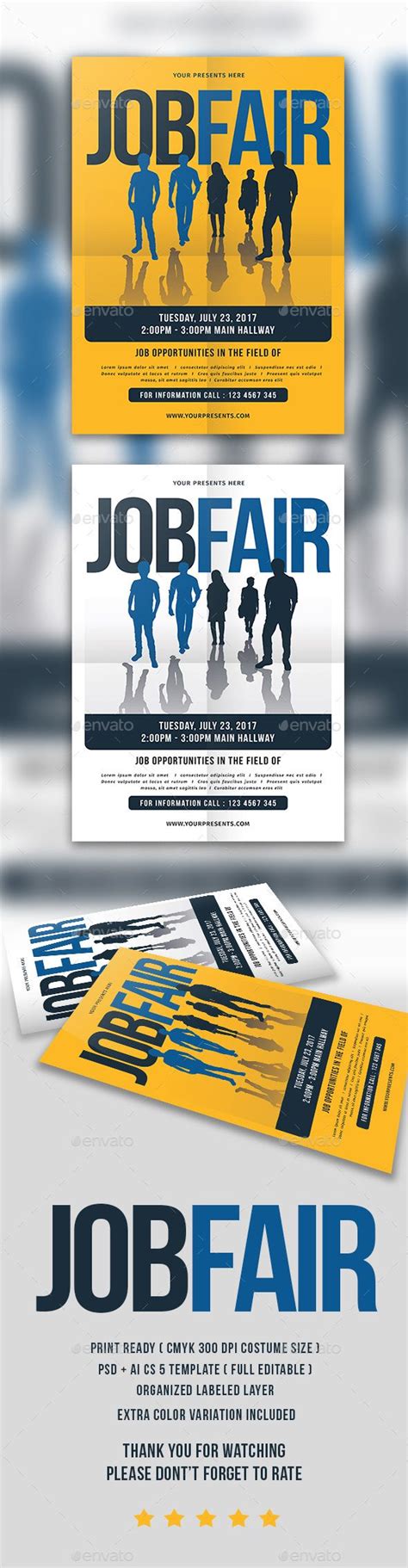 Job Fair Flyer With Images Job Fair Flyer Flyer Printing