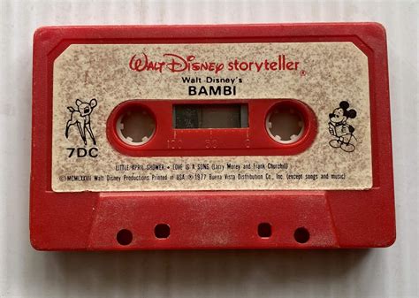 Walt Disneys Bambicassette Disneyland Storyteller Cassettes Dc457 9789997172945