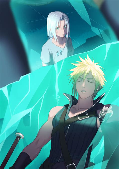 Cloud Strife And Sephiroth Final Fantasy And 2 More Drawn By Eilinna