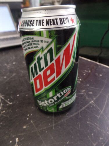 Mountain Dew 2010 Distortion Lime Blasted Soda 12oz Full Can Dewmocracy