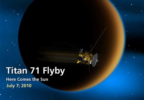 Cassini To Dive Low Through Titan Atmosphere International Space