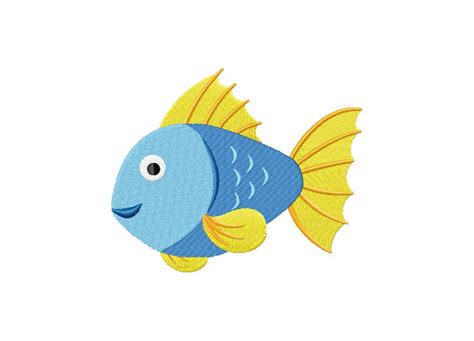 Cute Fish Embroidery Design Daily Embroidery