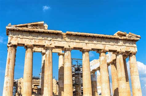 Parthenon On Acropolis Of Athens Greece Europe Stock Photo Image Of
