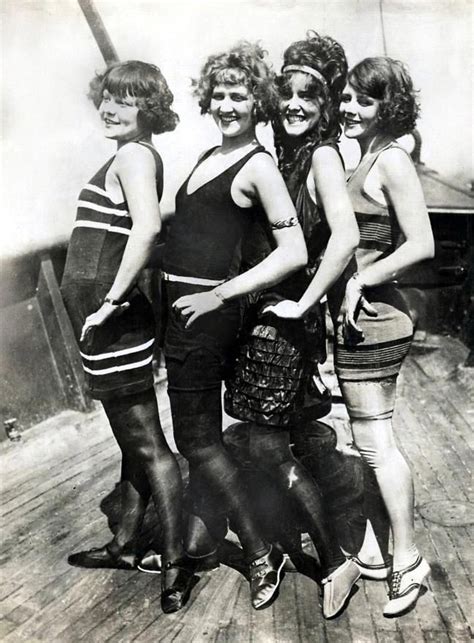 Flappers 1920s Swimsuit Photo Stylish Fashion Classy Jazz Prohibition 6 Ebay