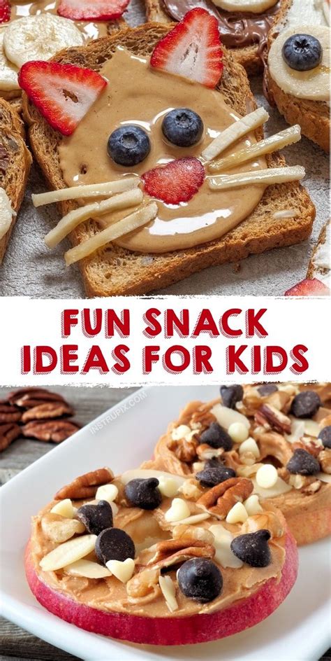 Fun Snack Ideas For Kids Quick Easy And Healthy Recipe Easy Snacks