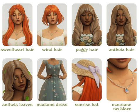 Sims 4 Cc Maxis Match Hair Female Tutorial Pics