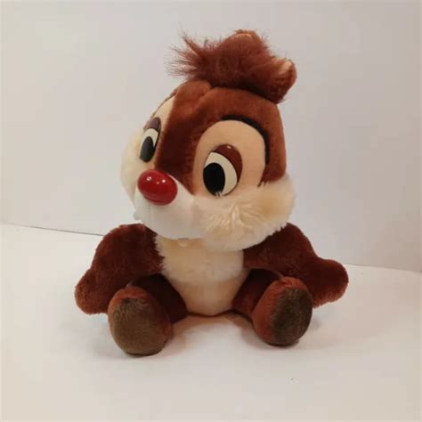 Vintage Disneyland Disney World Chip Dale Chipmunk Plush Stuffed Animal
