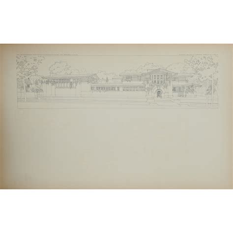 209 Frank Lloyd Wright Wasmuth Portfolio Prints Three