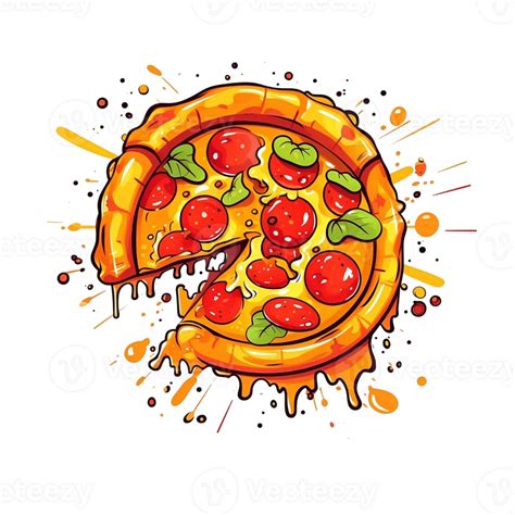 Cartoon Pizza No Background 27291185 Png