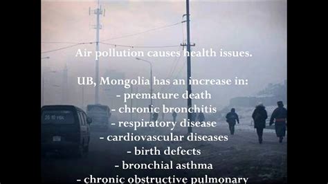 Ulaanbaatar Ub Mongolia Air Pollution And Human Health Impacts Youtube