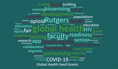 Students must complete the online enrollment/waiver process each academic year beginning in the fall to ensure that they are enrolled in the plan of their choice. Five Faculty Awarded Seed Grants | Rutgers Global Health Institute