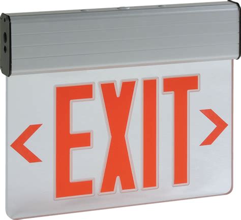 EXIT/EL - Edge-lit Exit Sign - H.E. Williams, Inc.
