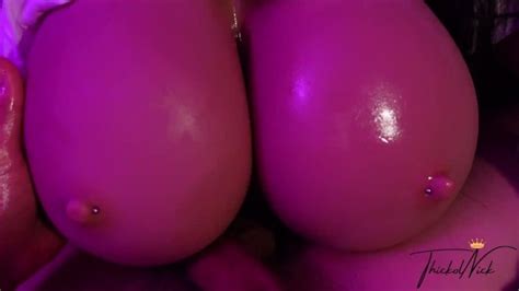 best titfuck in his white t shirt huge oiled tits cum moans sex doll