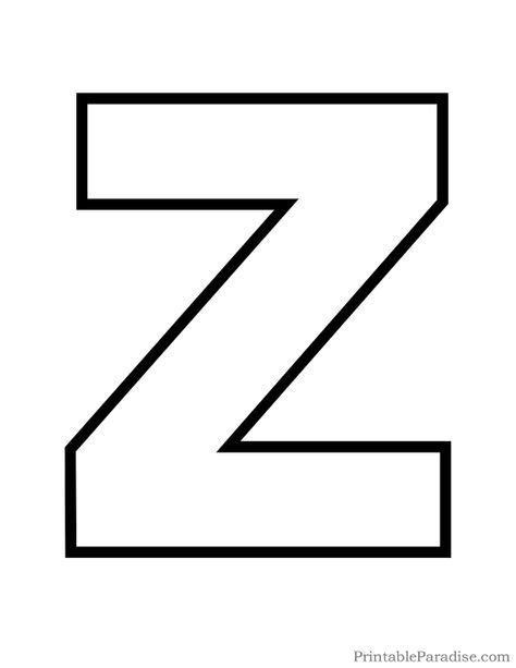 27 Printable Outline Letters Ideas Printable Alphabet Letters Free