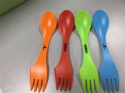 Creative Multifunction Three In One Spoon Custom Logo Colorful Plastic