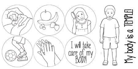 Illustration by beth m.whitt aker 46 friend My body is a temple (handout) | LDS and Love it | Pinterest