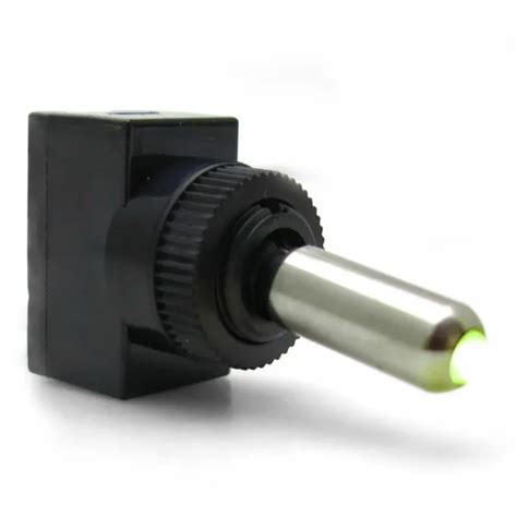 Metal Tip Led Toggle Switch Green 20a12v Keep It Clean Kicsw25g