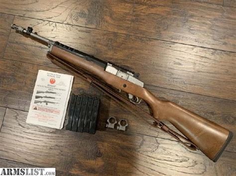 Armslist For Sale Ruger Mini 14 Tactical Model 5819 Walnutstainless
