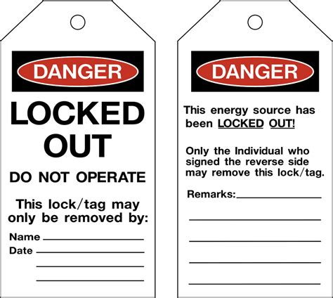 Lockout Tag Out For Safety Western Safety Sign