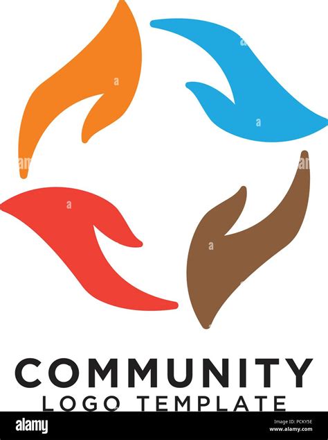 Community Organization Logo Design Template Stock Vector Image And Art
