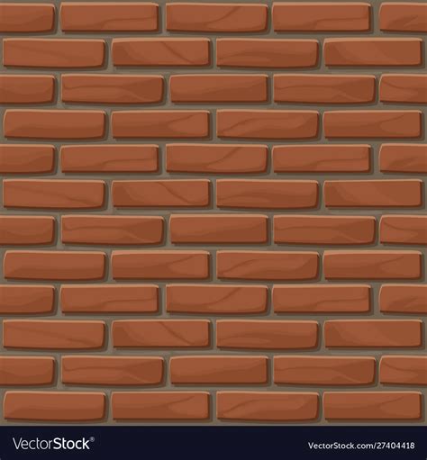 Brick Wall Texture Seamless Royalty Free Vector Image