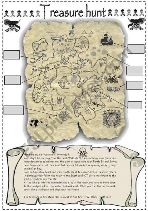 Bethany Clibborn 17 Myths About Kids Treasure Map Worksheet