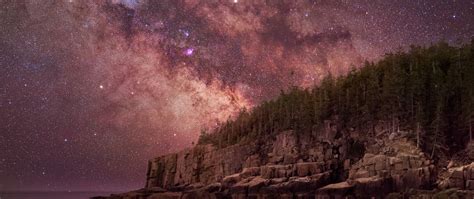 2560x1080 Milky Way Over Otter Cliffs 4k 2560x1080 Resolution Hd 4k