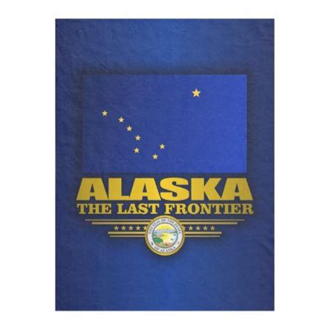 Alaska Pride Fleece Blanket Fairbanks Alaska Anchorage Alaska Alaska