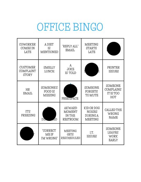 Office Bingo Work Icebreaker Game Work Game Work Bingo Office Fun