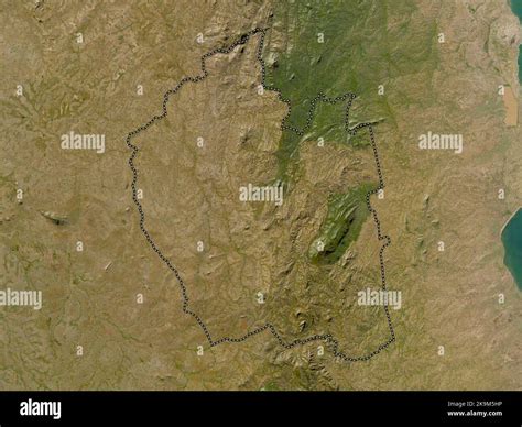 Ntchisi District Of Malawi Low Resolution Satellite Map Stock Photo