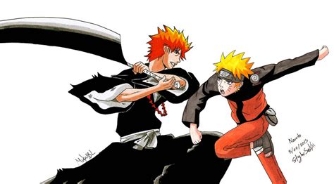 Ichigo Vs Naruto By Mikees On Deviantart