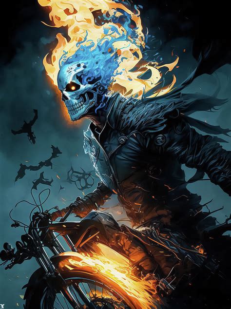 Ghost Rider Digital Art By Creationistlife Fine Art America