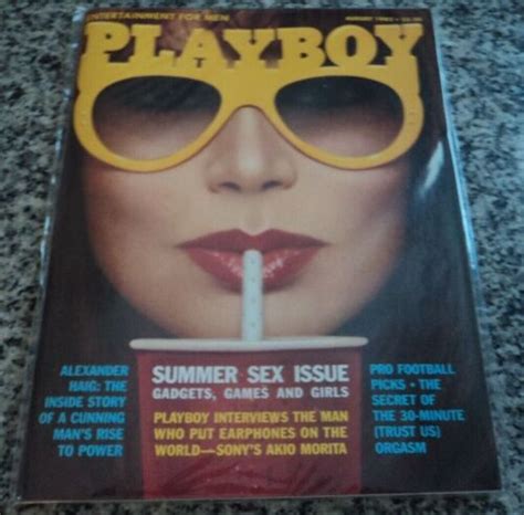 Playboy Magazine August 1982 Summer Sex Issue Playmate Cathy St