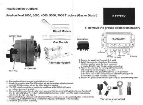 Wiring Diagram For Tractor Alternator Conversion Kits Logo Shane Wired