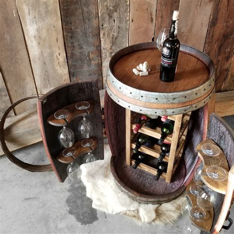 Whiskey Barrel Barrel Wine Rack The Living Barrel