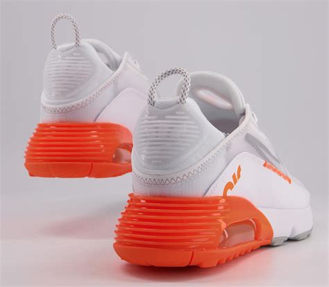 Nike Air Max 2090 Trainers White Orange Blast Unisex Sports
