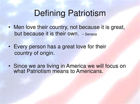 Ppt What Is Patriotism Powerpoint Presentation Free Download Id