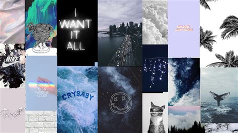 Grunge Blue Aesthetic Laptop Wallpapers Wallpaper Cave