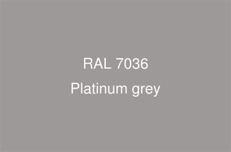RAL 7036 Colour Platinum Grey RAL Grey Colours RAL Colour Chart UK