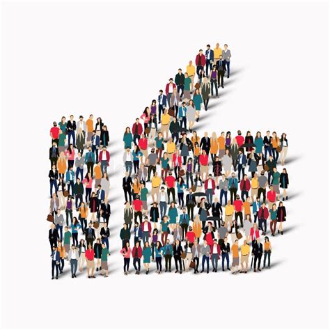 People Like Crowd Vector Stock Vector Illustration Of Communication
