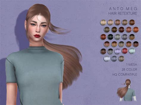 The Sims Resource Lmcs Anto Meg Hair Retexture