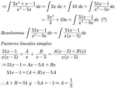 Integración Por Fracciones Parciales Matemática Informática Y Educación