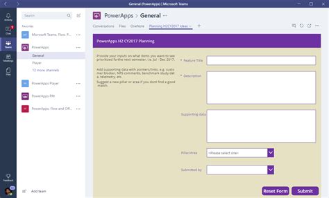 If your team needs to manage and track a couple of projects, but you're less concerned. PowerApps in Microsoft Teams - Make your team more productive
