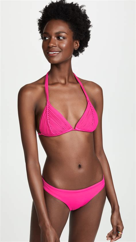 2019 New Arrival 2pcs Solid Sexy Bikini Set Pink
