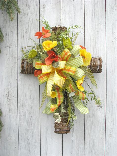 Someday the silver moon and i will go to dreamland i will close my eyes and wake up there in dreamland and tell me who will put flowers on a flower's grave? Easter Wreath Floral Cross for Funeral Grave / Cemetery ...