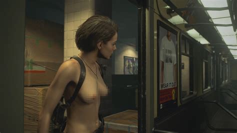 Jill Runs Around Nude By Way Of Resident Evil Remake Nude Mod