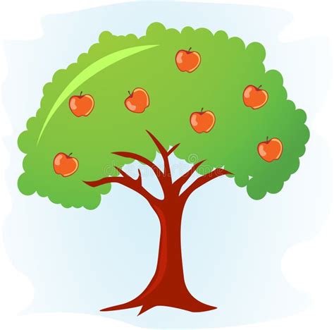 Apple Tree Growth Symbol Stock Illustrations 3116 Apple Tree Growth